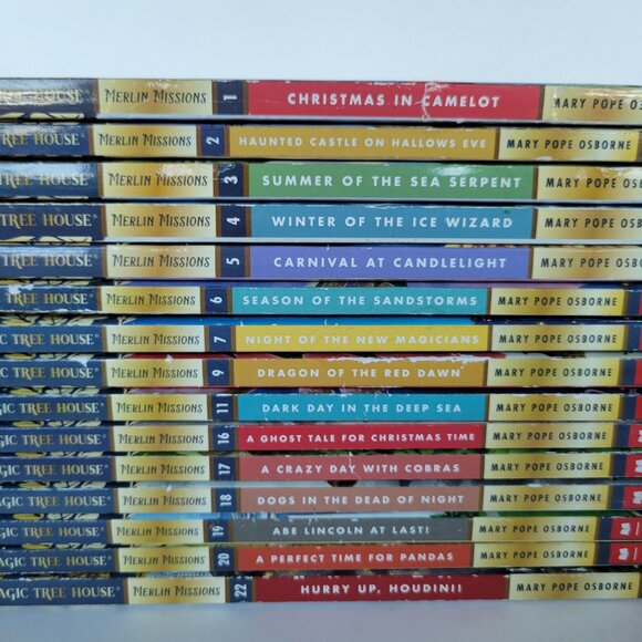 MAGIC TREE HOUSE MERLIN MISSION SERIES LOT OF 15 BOOKS MARY POPE OSBORN #1 - 22 - Picture 3 of 14
